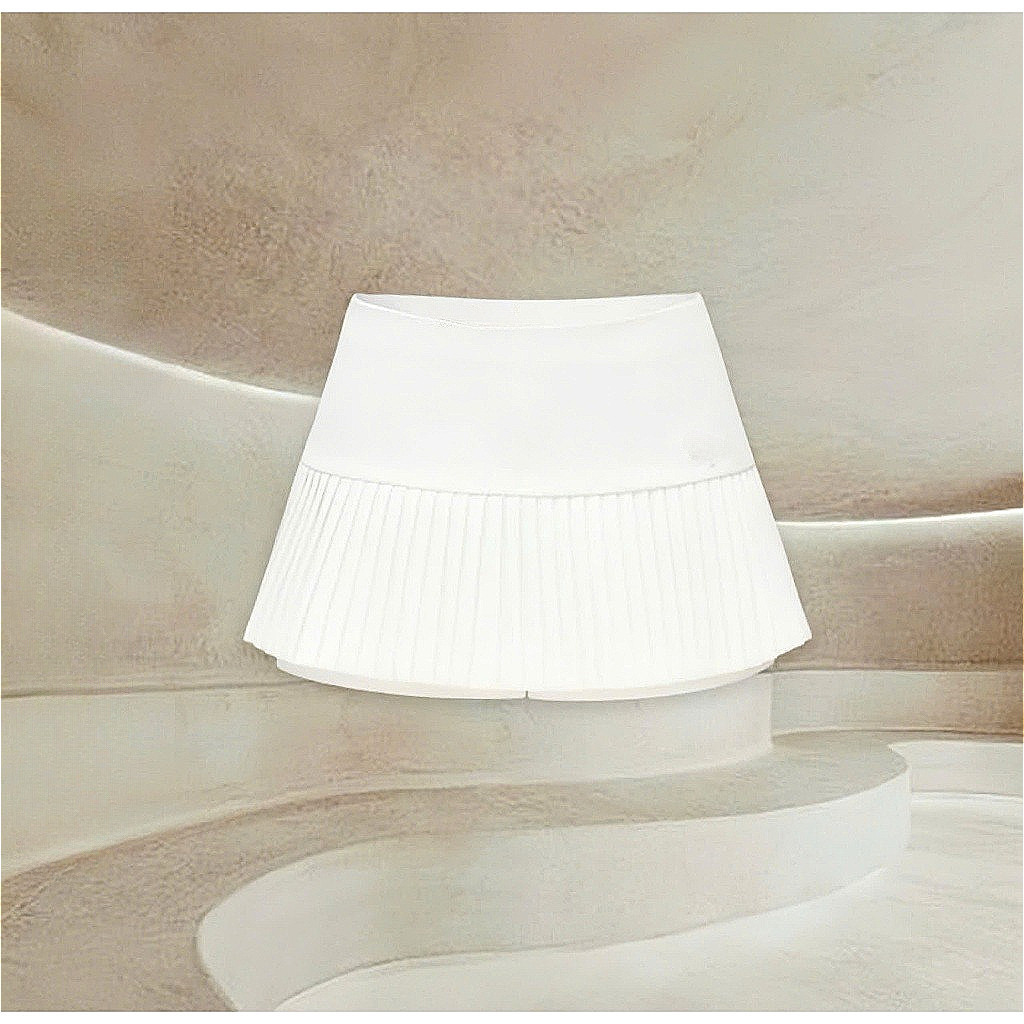 Elyna Studio - Chân váy trắng cạp thấp phối xếp ly nhí PRETTY BOO SKIRT/WH