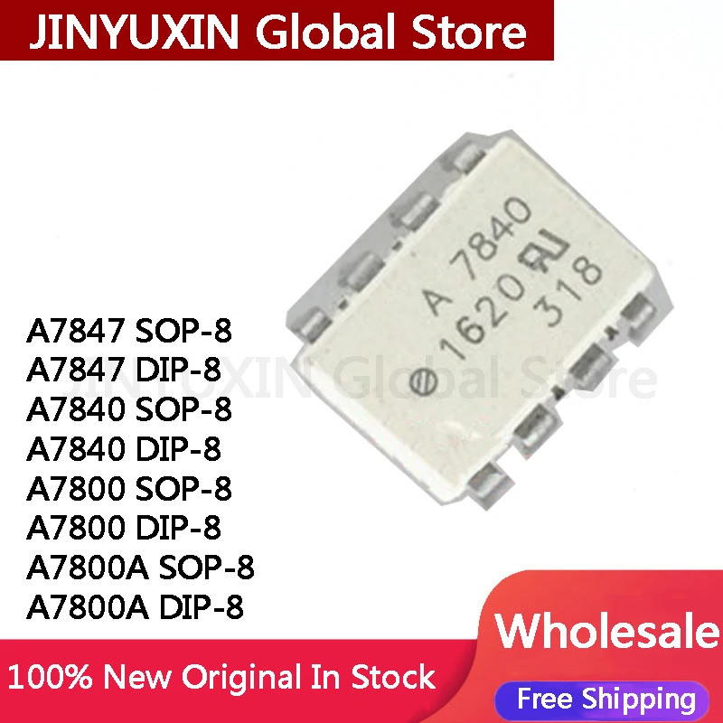 5 Chiếc A7747 A7840 A7800 A7800A HCPL-A7840 SOP-8 DIP-8 IC Chip Còn Hàng