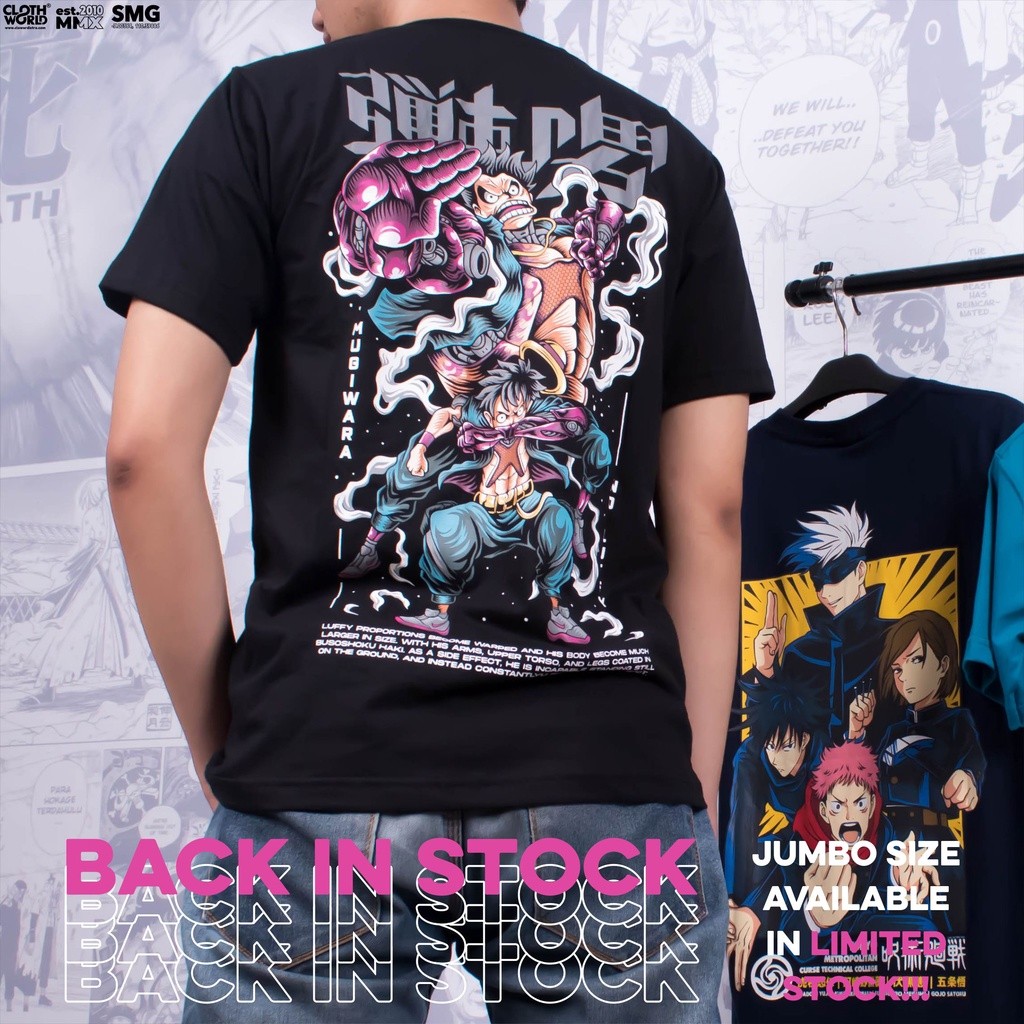 Áo thunMonkey D. Luffy theo chủ đề Cyberpunk và Gear Fourth Boundman từ series One Piece