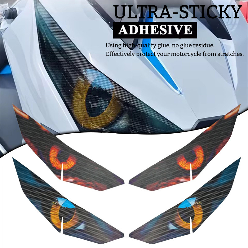 Chống Nước Đèn Pha Xe Máy Bảo Vệ Dán Xe Máy Đầu Decal Bảo Vệ Cho Zontes 368G 368 G 368g 2024 Phụ Kiệ