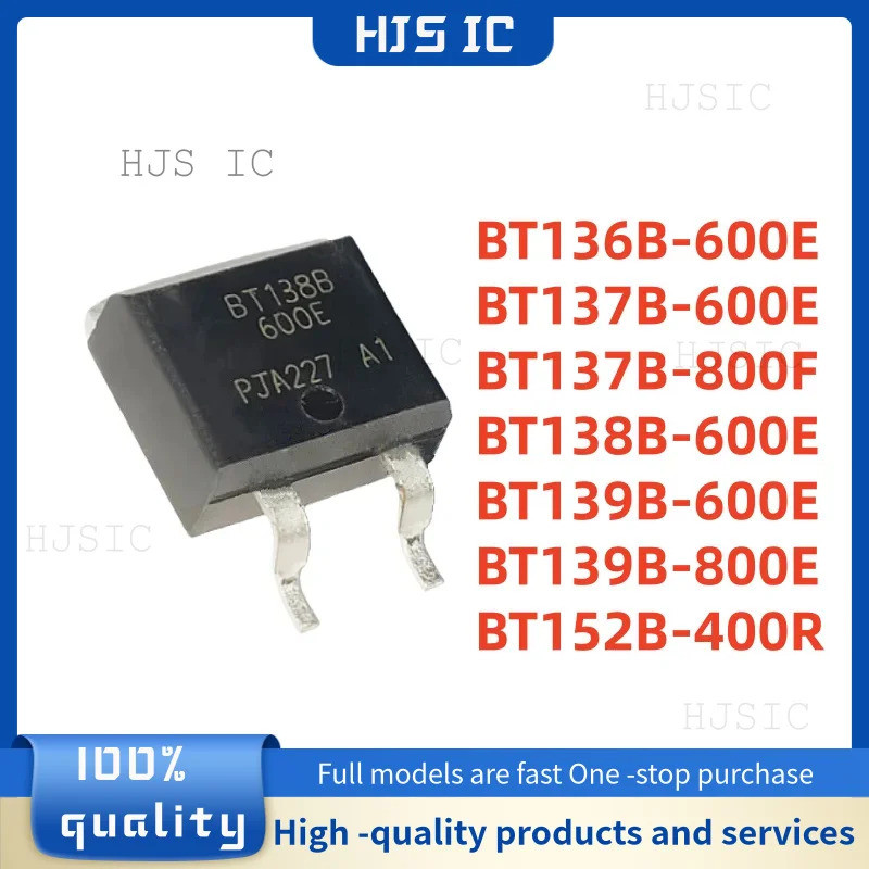 5 Chiếc BT136B-600E BT137B-600E BT137B-800F BT138B-600E BT139B-600E BT139B-800E BT152B-400R TO-263 B