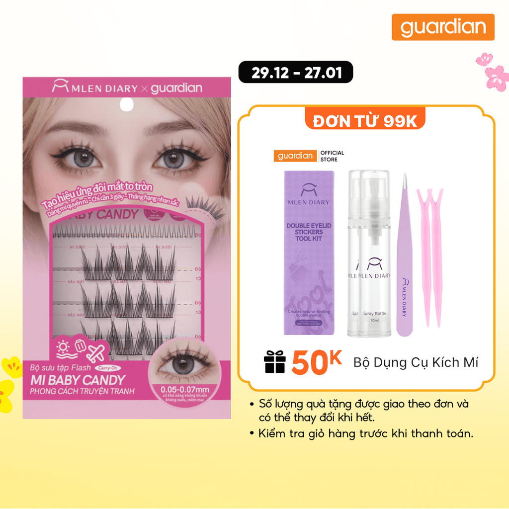 Mi Giả Baby Candy Mlen Diary 1 Hộp Nhỏ | Guardian Việt Nam