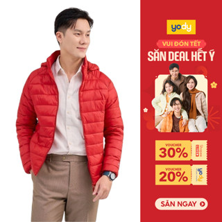  Áo phao nam Yody 3S siêu nhẹ tay raglan áo khoác siêu ấm giữ nhiệt cản gió PHM6005 