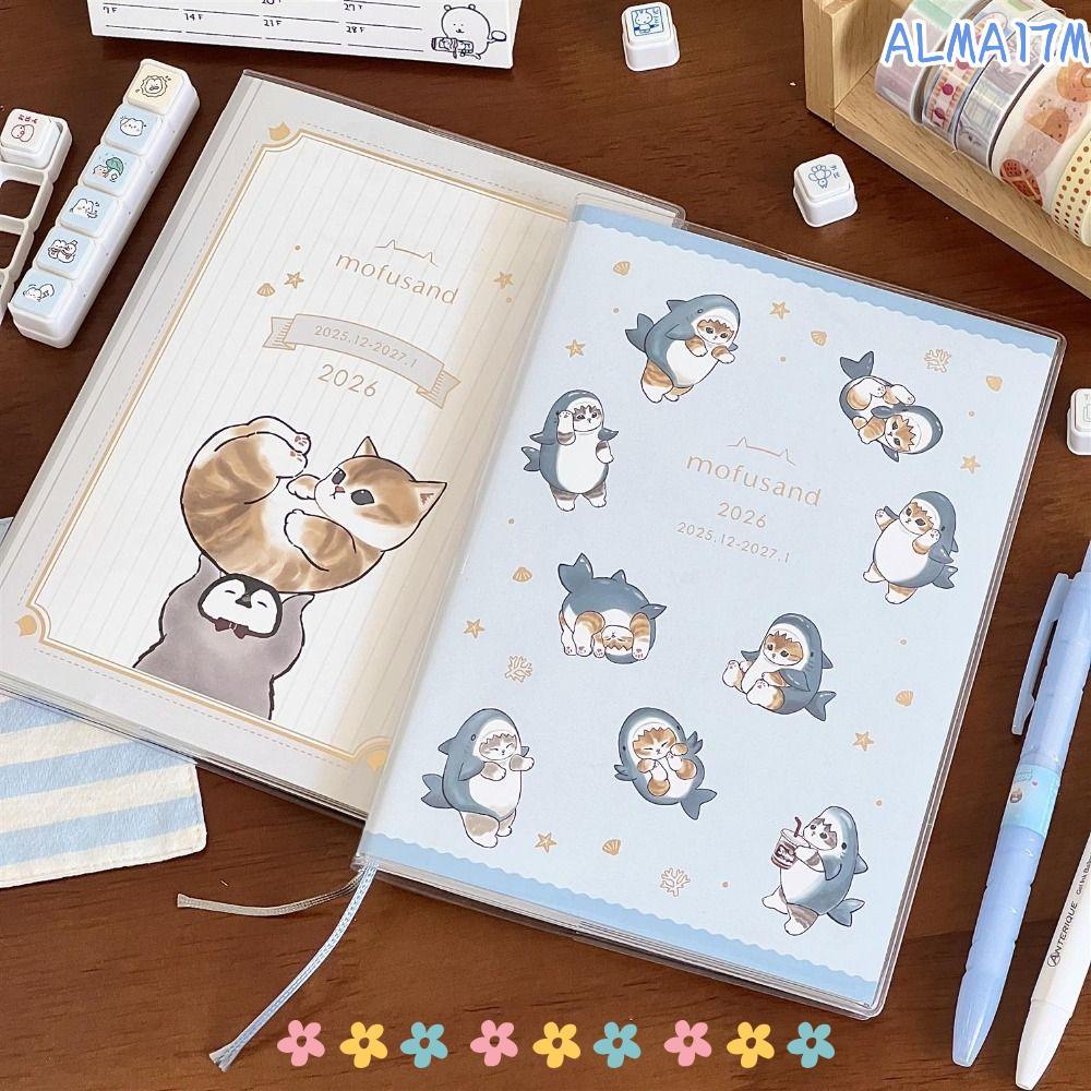 ALMA1 2026 Planner, Trang bên trong màu sắc Dec.2025-Jan.2027 Sách chương trình nghị sự, DIY với lịc