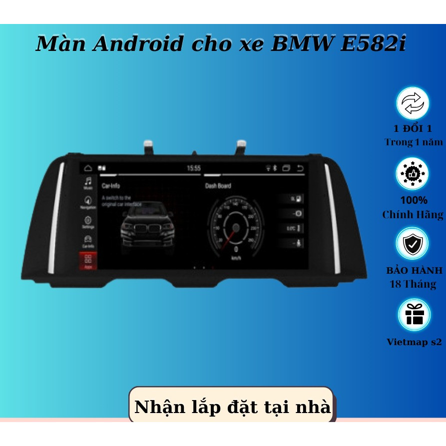 Màn hình BMW 528i F10 – BMW F10 2009 - 2012 Ram 4GB Rom 32Gb
