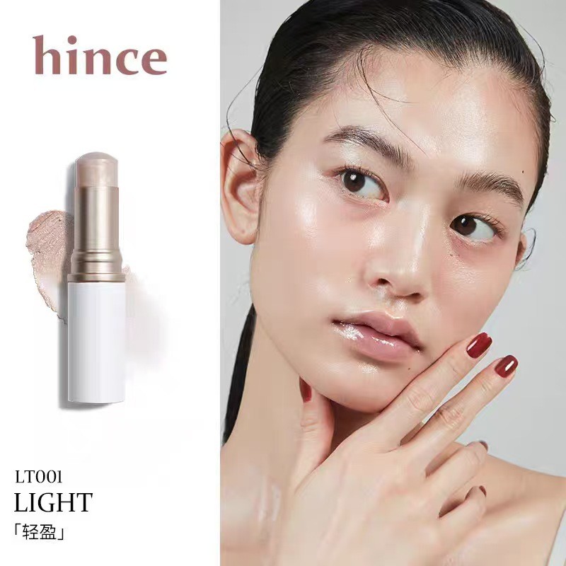 Que Highlighter hince Hàn Quốc trang trọng 10g Dưỡng ẩm Làm sáng da tự nhiên Ba chiều Sửa đổi đường 