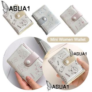 Ví mini dễ thương in gấu thỏ, ví đựng thẻ học sinh CMND nữ, ví da PU thời trang cho bé gái