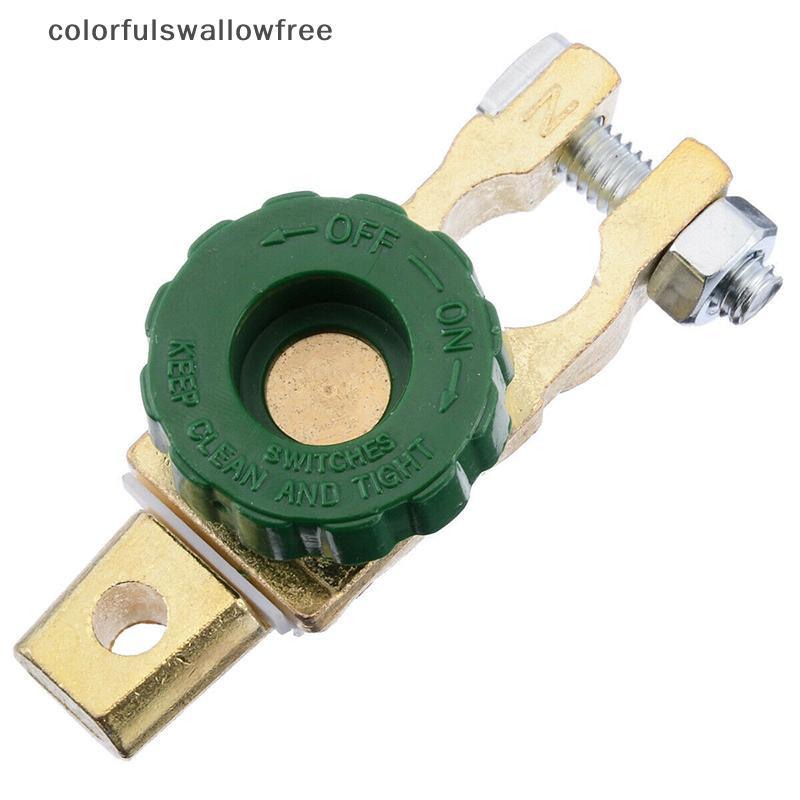 Colorfulswallowfree Car- Nhà ga cách ly pin Qui Cut-off Ngắt kết nối Master Shut Kill Switch ABC