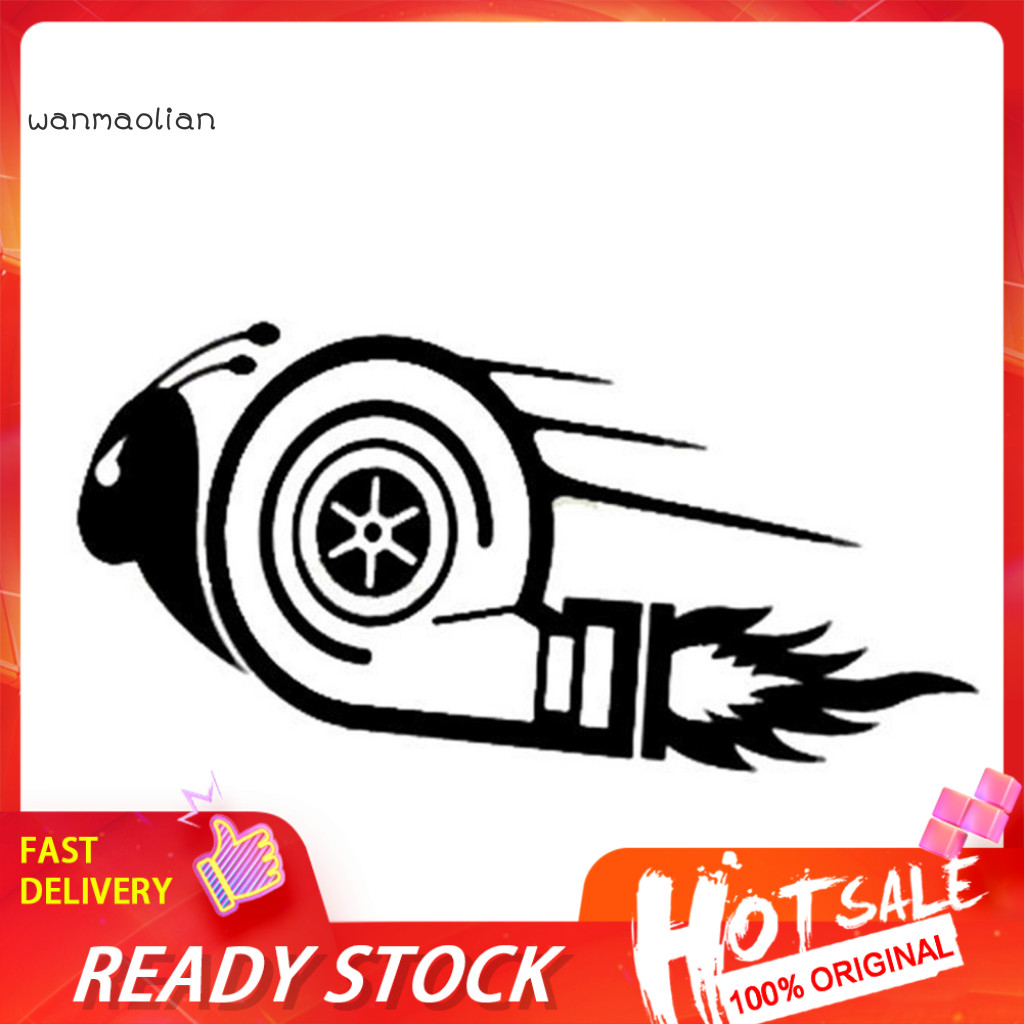 < wanmaolian > Decal phản quang xe máy Turbo Snail Racing sành điệu