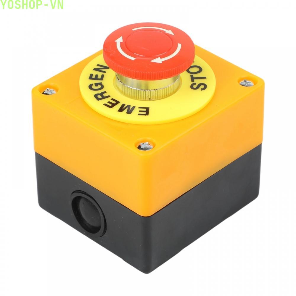 [Ysp]Stop Button Switch Dual-circuit Design Compact Panel Mount Weatherproof Casing