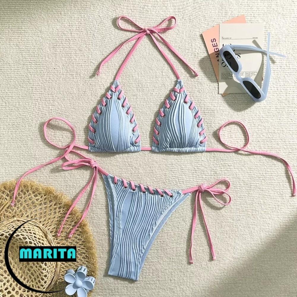 MARITA Bikini Cho Nữ, Phong Cách Gợi Cảm và Dây Thời Trang, Perfect Cho Bữa Tiệc Mùa Hè
