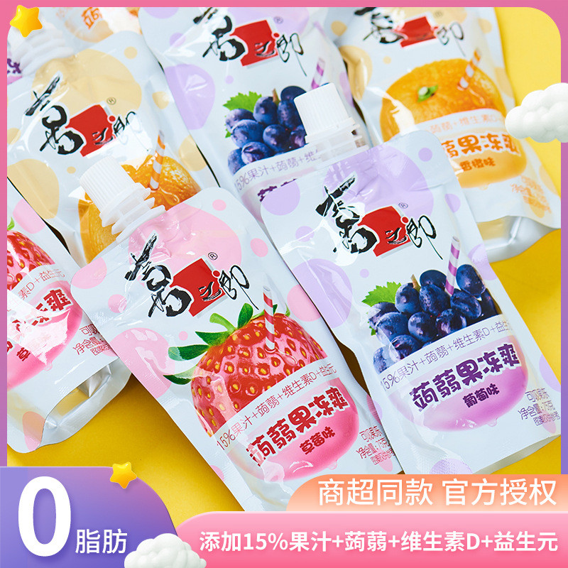 Kinoro Sucking Jelly Konjac Juice Jelly Konjac Evening Relieve Glutton Đồ ăn nhẹ thông thường Gói nh