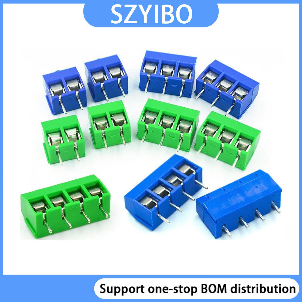 5.08 Blue / Green KF301 Terminal [2 / 3 / 4 Bit] Terminal Post 2P / 3P / 4P Tùy chọn
