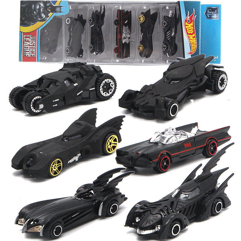 6 Cái / bộ Hợp Kim DC Batman Đồ Chơi Ô Tô Hiệp Sĩ Bóng Tối Diecast Xe Bộ Sưu Tập Mô Hình Đồ Chơi Trẻ