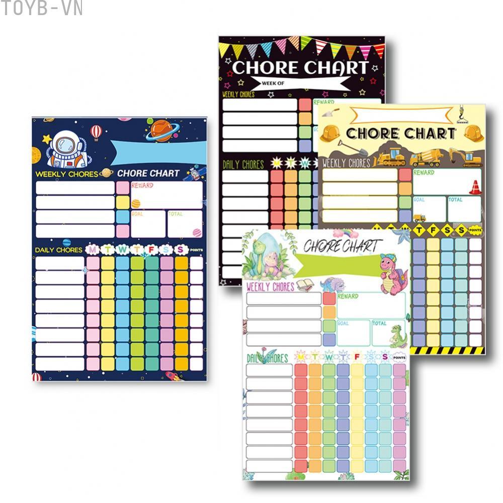 【TOYBOX】Magnetic Weekly Planner Flexible Magnetic Schedule Planner Weekly Tasks