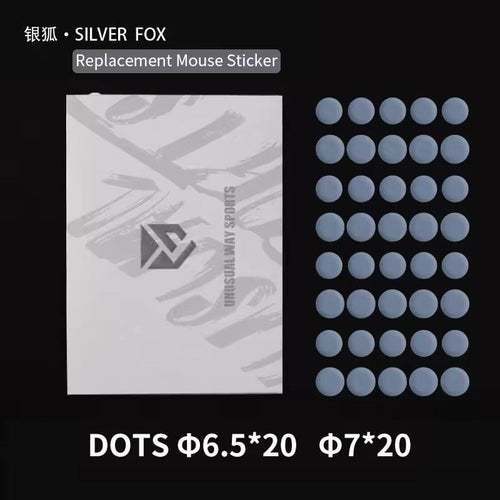 Miếng dán Feet chuột Unusual Way Silver Fox- Loại Kiểm soát cân bằng Vừa – Feet UPE dot skates