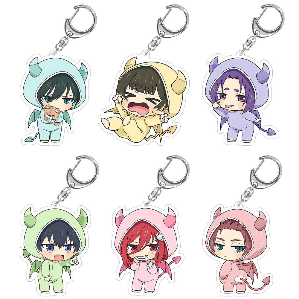 Blue Lock X Ouchi De Collaboration Angel Devil Sae Itoshi Aiku Oliver Ryusei Shidou Rin Itoshi Chibi