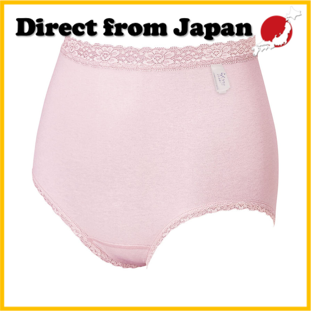 【Shipping from Japan】Quần lót Raku Raku Partner [Wacoal] Chất liệu pha cotton (vải thân quần), cạp c