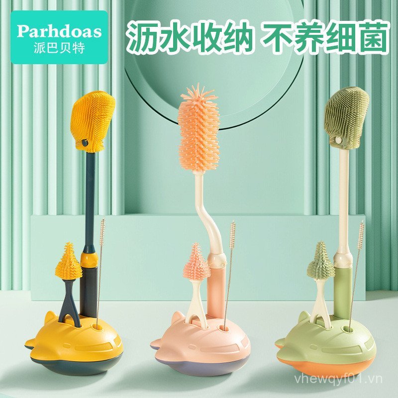 Phong Cách Có Sẵn Bàn Chải Chai Bàn Chải Làm Sạch 75350 Cốc Bàn Chải Pabet Bộ 4 Món Với Bộ Bé Giỏ Th