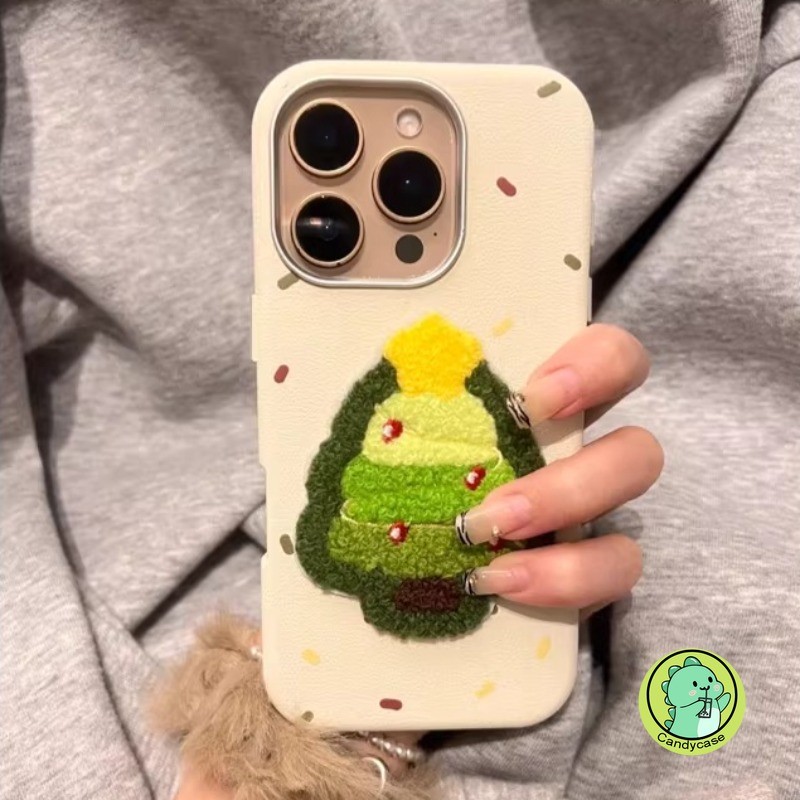 Ốp Điện Thoại Cây Giáng Sinh Sang Trọng Cho Samsung Galaxy A17 A07 A16 F16 M16 A06 F06 M06 F56 M56 A