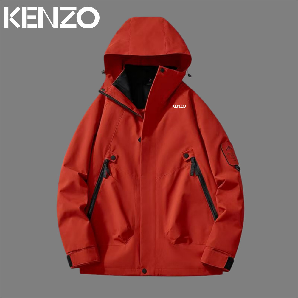 Kenzo Autumn Winter 2025 - Áo Khoác Đôi Chống Gió & Mưa, CottonSlim-Fit, Thời Trang Cho Nam Và Nữ