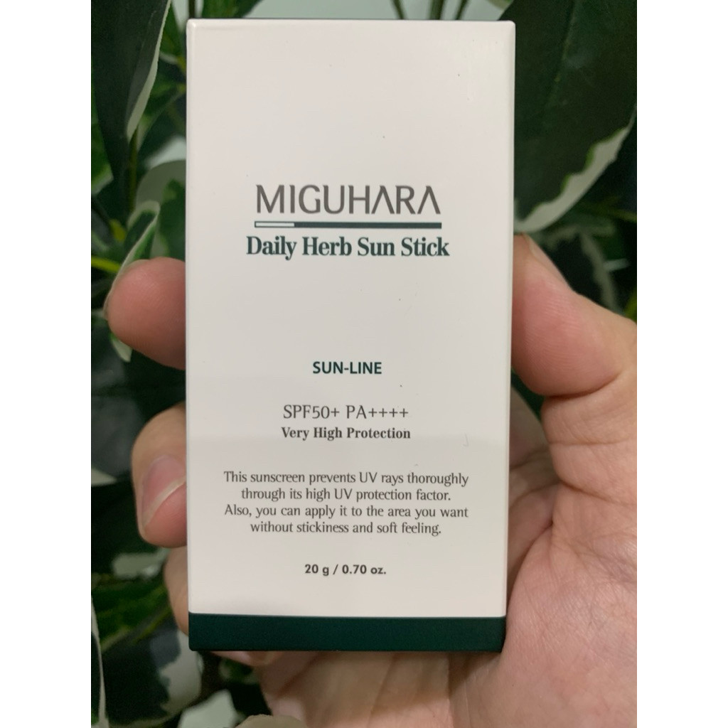 SÁP CHỐNG NẮNG MIGUHARA Daily Herb Sun Stick SPF50 + PA + + + + 20g HÀN QUỐC