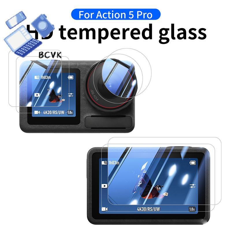 [BCVK] Bộ vỏ bảo vệ Silicon máy ảnh thể thao có nắp Len Bảo vệ màn hình và dây treo cho DJI Osmo Act