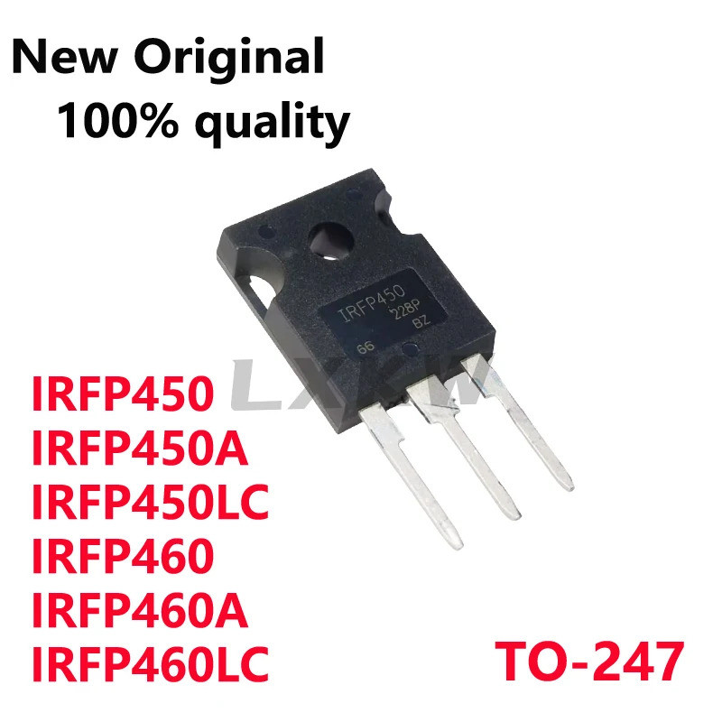 5 CÁI IRFP450 IRFP450A IRFP450LC IRFP460 IRFP460A IRFP460LC TO-247 Transistor hiệu ứng trường