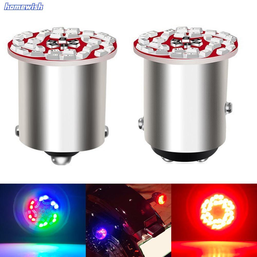 Homewish 1Pc 1156 1157 30SMD LED Xe Máy Bóng Đèn Nhấp Nháy Xe Máy Sáng BAY15D BA15S P21 / 5W P21W 11
