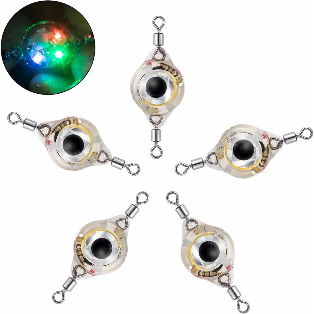 Dr.Fish LED Mồi Câu Cá - Đèn Flash Kim Cương Dưới Nước Cho Trolling