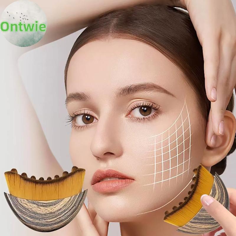 Ontwie Lymphatic Contour Face Brush Dry Brushing Face Brush S Size Máy mát xa mặt để điêu khắc Công 