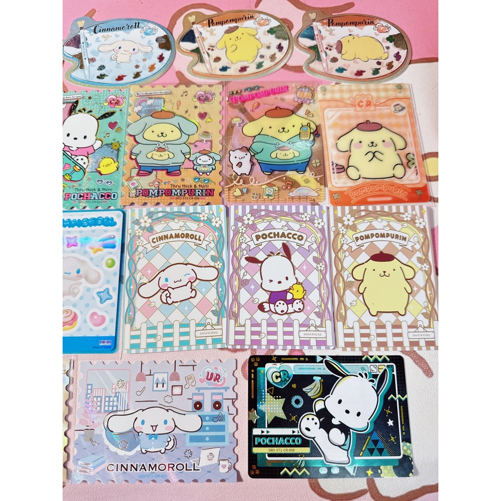 Spot Goods#Authentic Sanrio Selected Special Price Pompompurin Pochacco Cinnamoroll Cinnamoroll Card