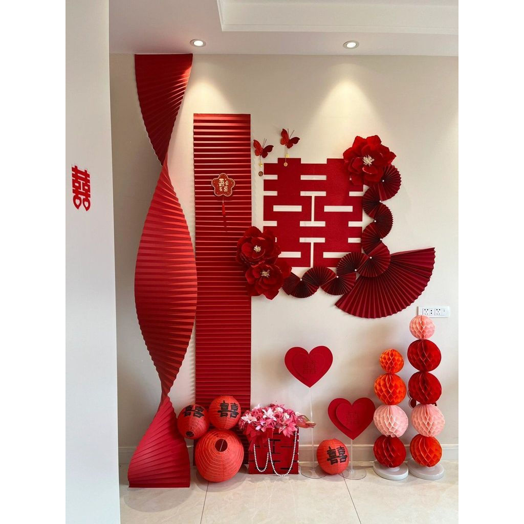 New Product#Wedding Room Decoration Set Wedding Decoration Marriage Room Bedroom Groom Bride New Hou