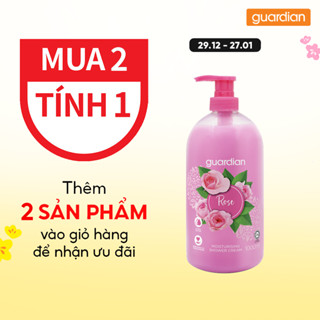  Sữa Tắm Dạng Kem Dưỡng Ẩm Guardian Essential Rose Moisturising Shower Cream Hương Hoa Hồng 1000Ml 