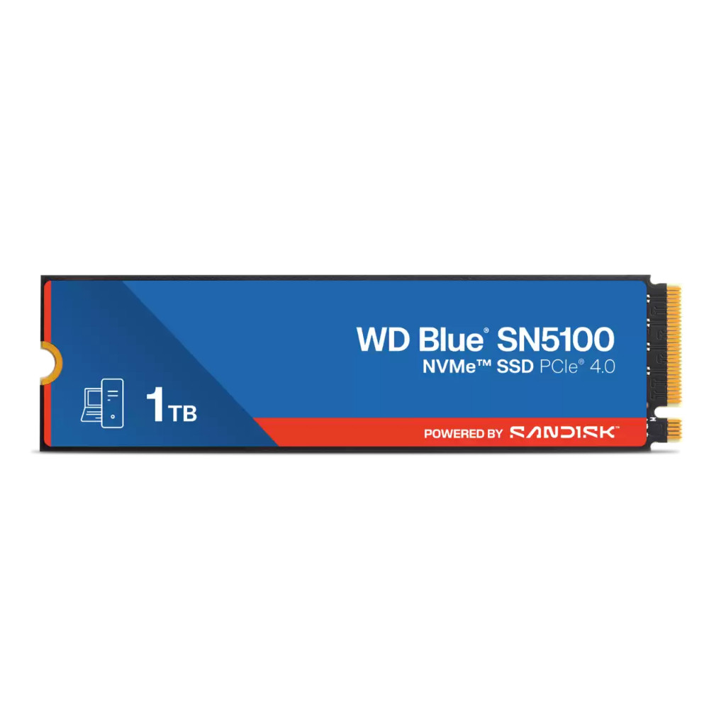SSD gắn trong WD 500GB/1TB/2TB Blue SN5100 PCle Gen4x 4 NVMe M.2 upto 7100MB/s  - Bảo Hành 5 năm