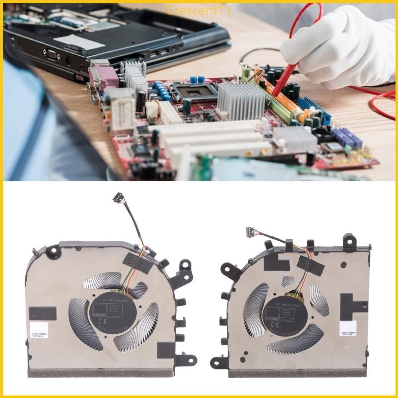 Máy tính xách tay Crescent11 Quạt làm mát tản nhiệt DC12V 4Pin 4 dây Bộ làm mát CPU GPU yên tĩnh cho