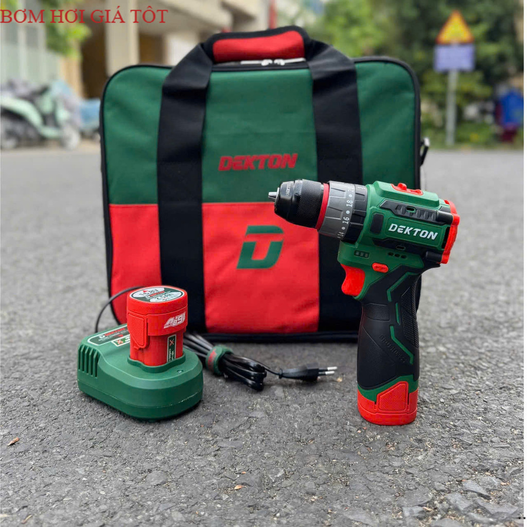 Máy khoan pin 16.8V Dekton D16 KVT1060PRO 3 chức năng ⚽️ bơm hơi GT
