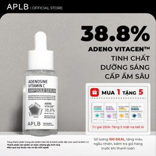  Serum Adeno Se khít lỗ chân lông 40ml APLB 40ml APLB ADENOSINE VITAMIN C AMPOULE SERUM phục hồi da treatment 