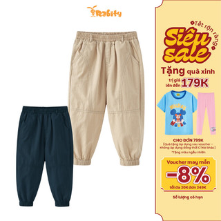   VOUCHER 8% GIẢM 30K ĐƠN 349K  Quần kaki dài bé trai Rabity 942.014 