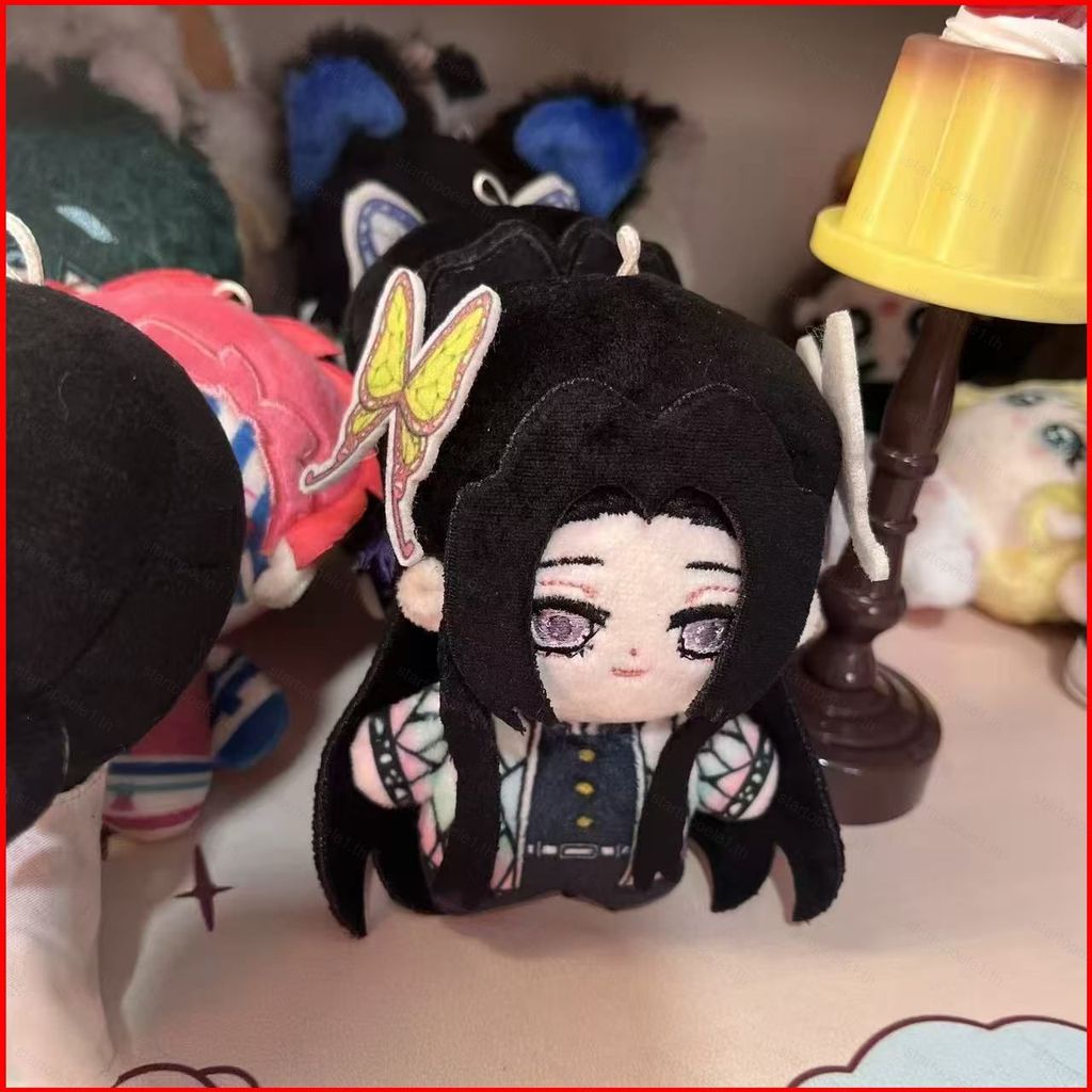 ST1 Demon Slayer: Kimetsu no Yaiba Kochou Kanae Plushie Túi búp bê sang trọng dễ thương Móc khóa quy