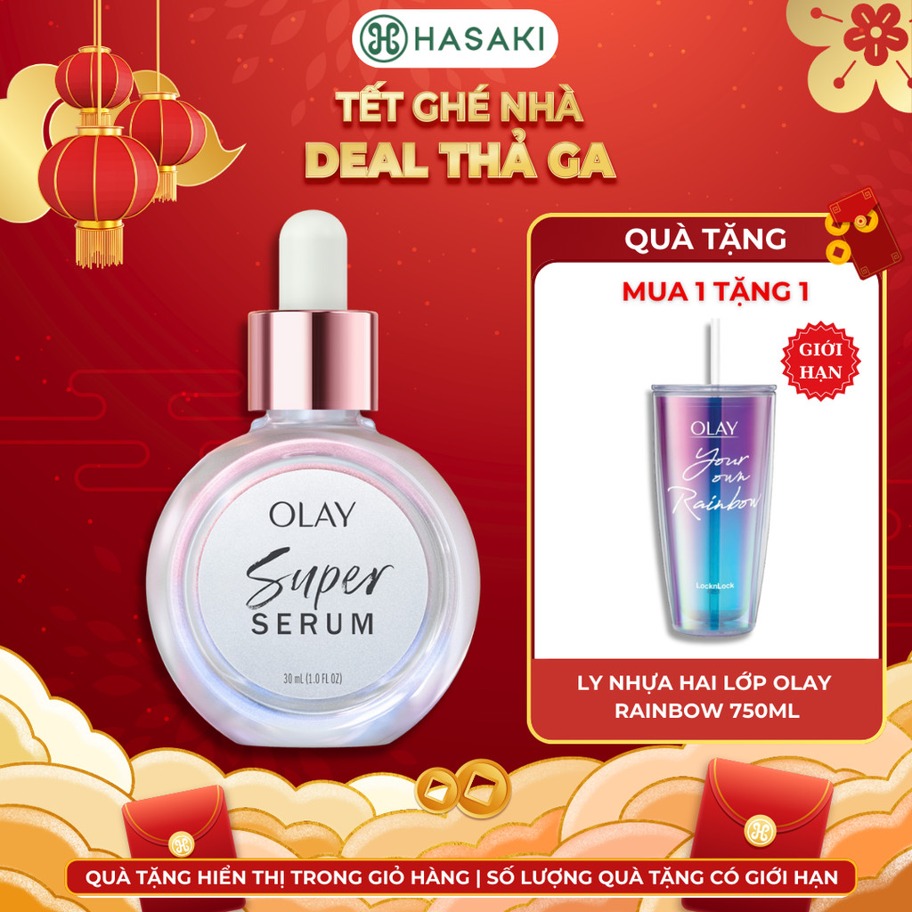 Serum Olay Sức Mạnh Từ 5 Dưỡng Chất Trong 1 30ml Super Serum 5 In 1 Hasaki Sản Phẩm Chính Hãng