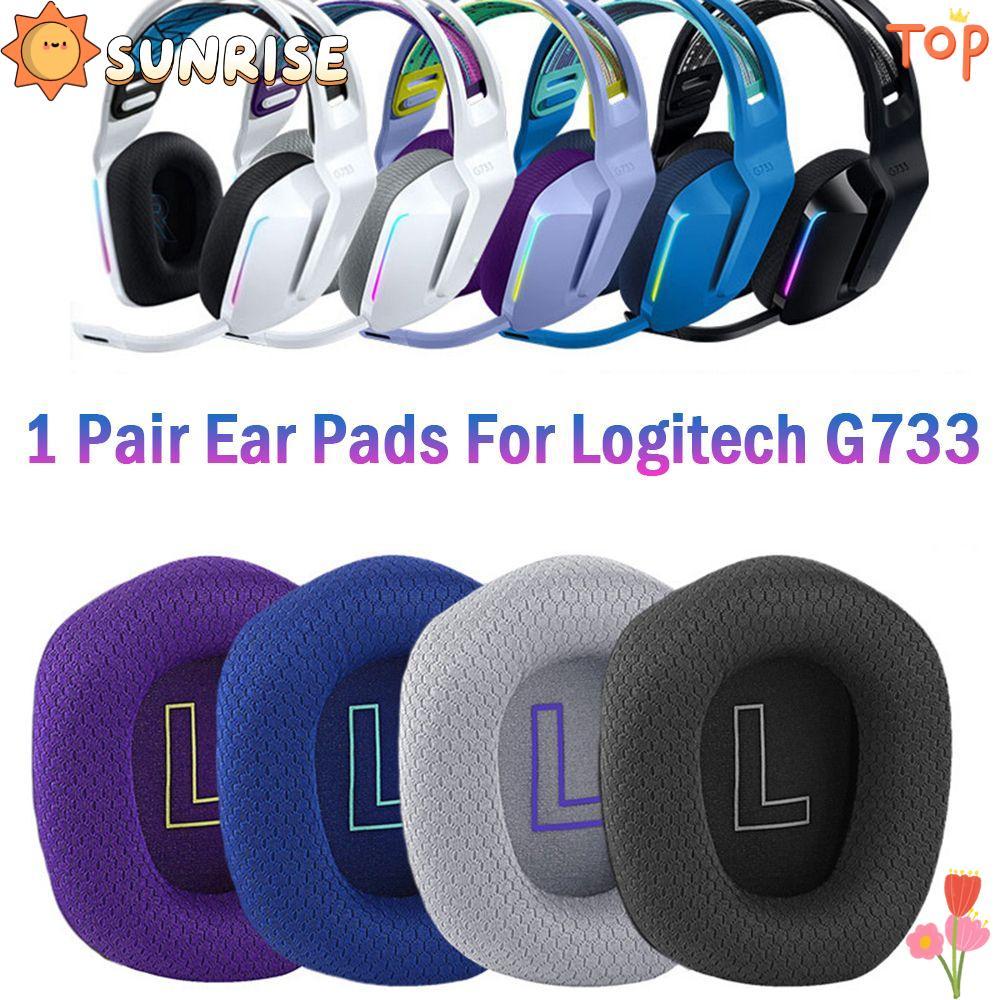 SUNRISE 2 Miếng Đệm Tai Phụ Kiện Tai Nghe Chơi Game Earmuff Foam Cho G733