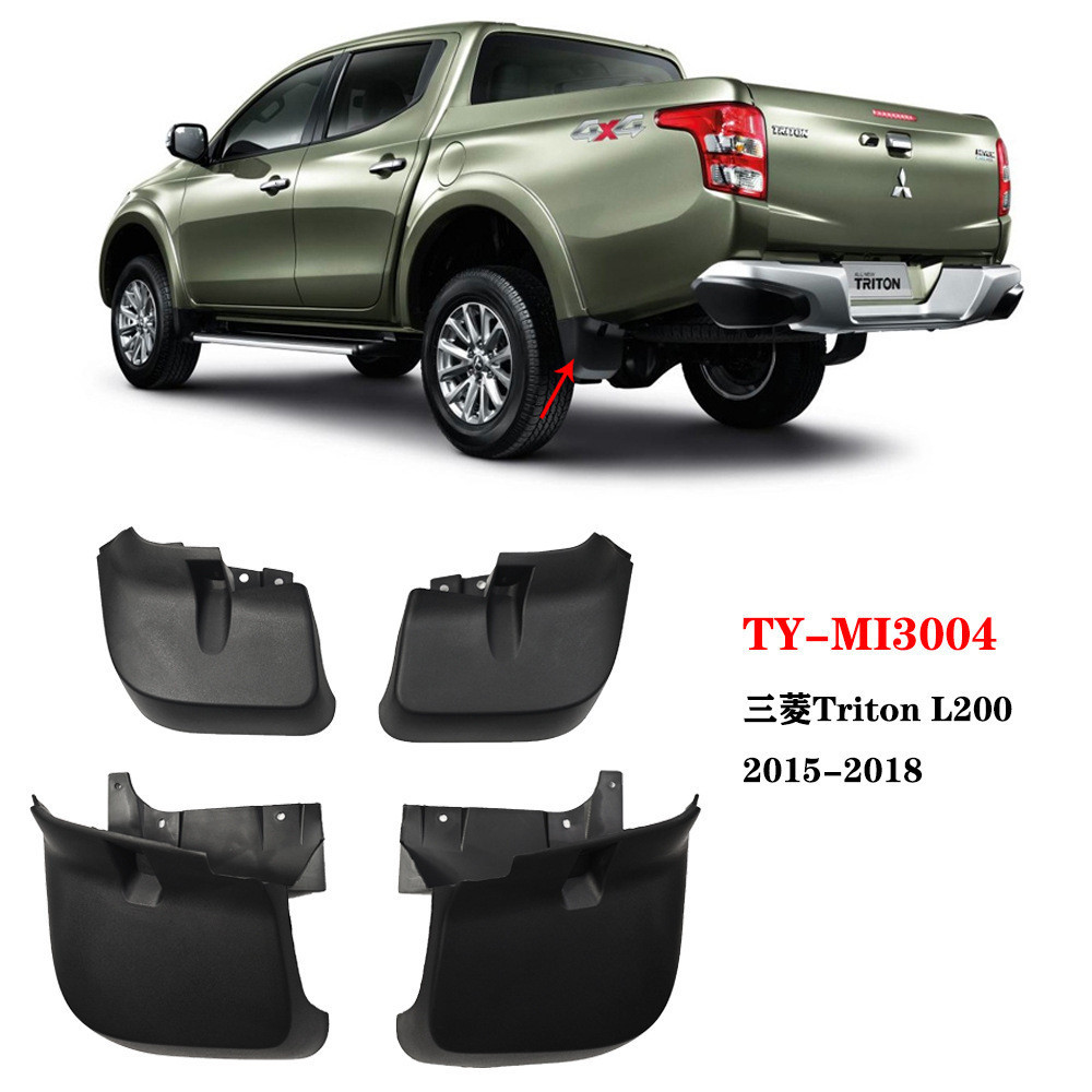Thích hợp cho Mitsubishi L200 Chắn Bùn 07-18 Mới Triton L200 Xe Bán Tải Phụ Kiện Da