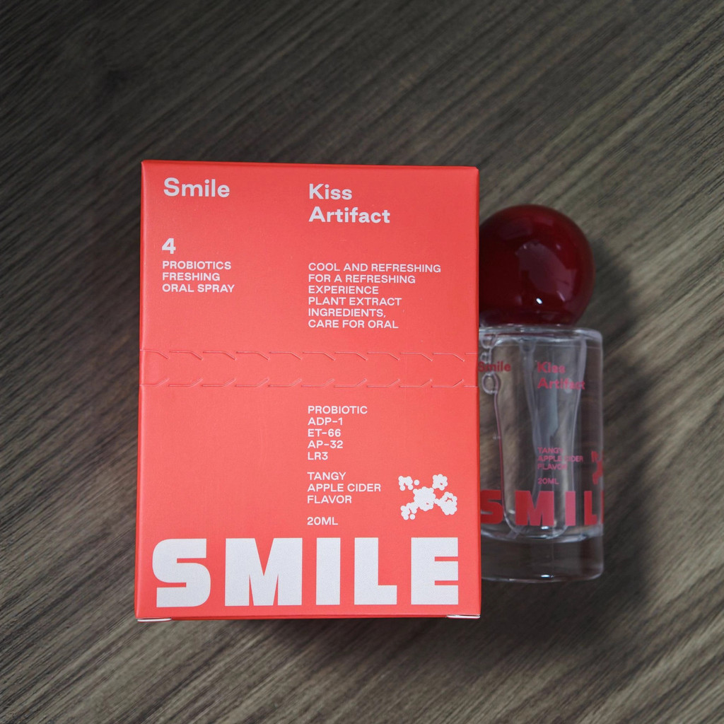 Chăm Sóc Răng Miệng Smile Xịt Miệng 20ml Apple Wine Flavor Probiotics Oral Freshness Care Spray88992