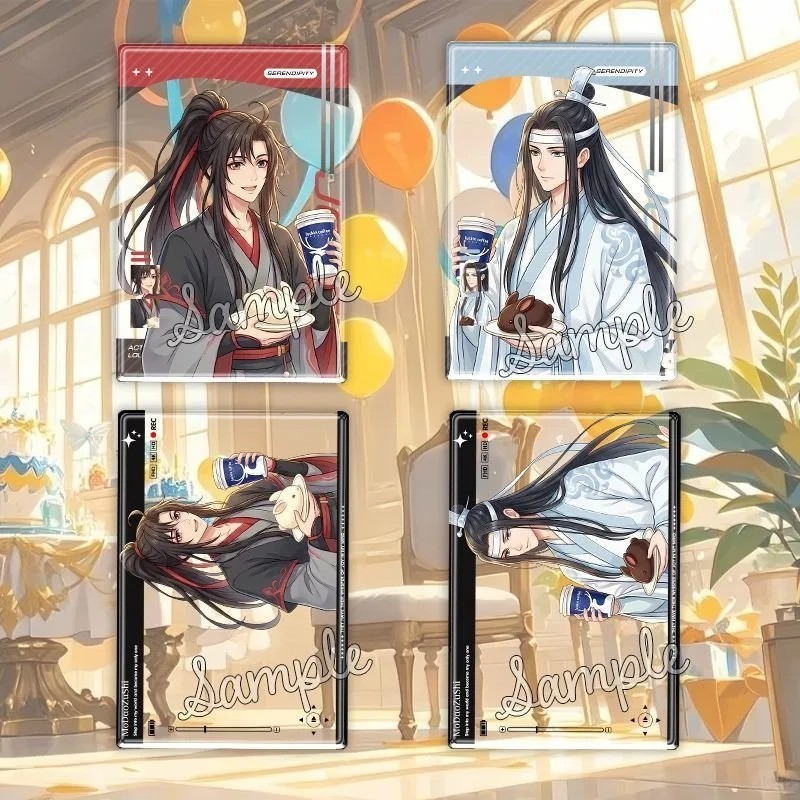 Móc khóa Ma Đạo Tổ Sư Mo Dao Zu Shi Ngụy Vô Tiện Lam Vong Cơ Luckin Coffee Acrylic trong suốt phụ ki