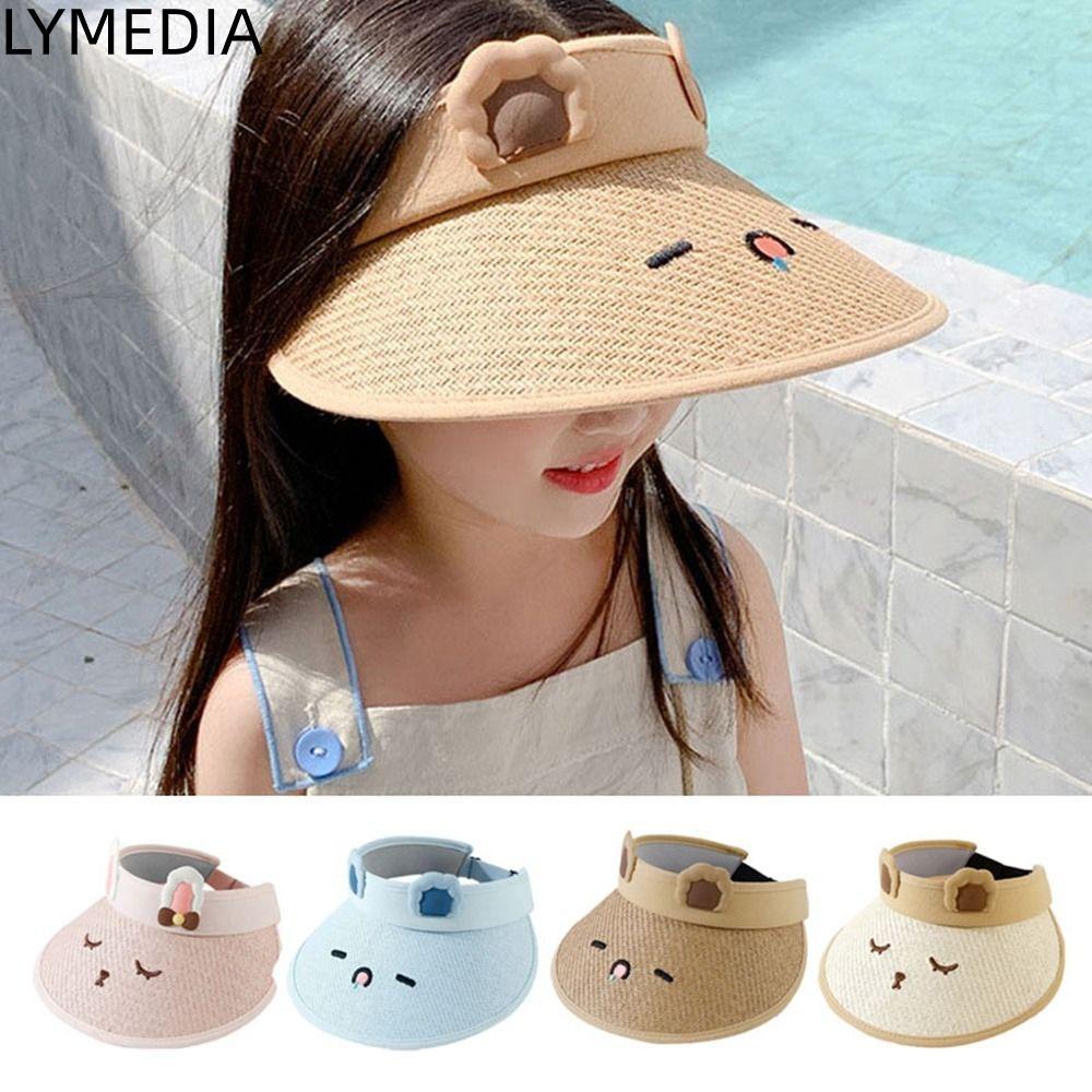 Mũ chống nắng trẻ em LYMEDIA, Mũ che nắng ống hút có thể điều chỉnh, Mũ chống nắng chống nắng chống 