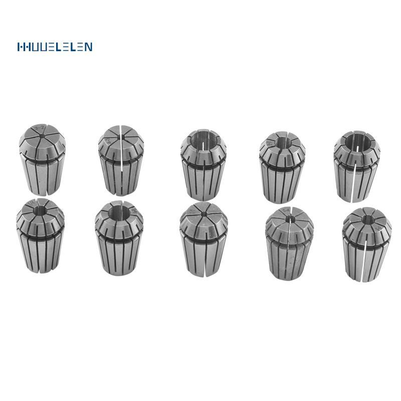 10 Chiếc ER20 Lò Xo Collet Bộ CNC Phay Tiện Dụng Cụ ER20 Lò Xo Collet Chuck