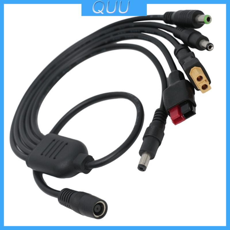 Cáp sạc năng lượng mặt trời chuyên nghiệp QUU DC7909 Nữ sang XT60 DC5521 Dây nguồn
