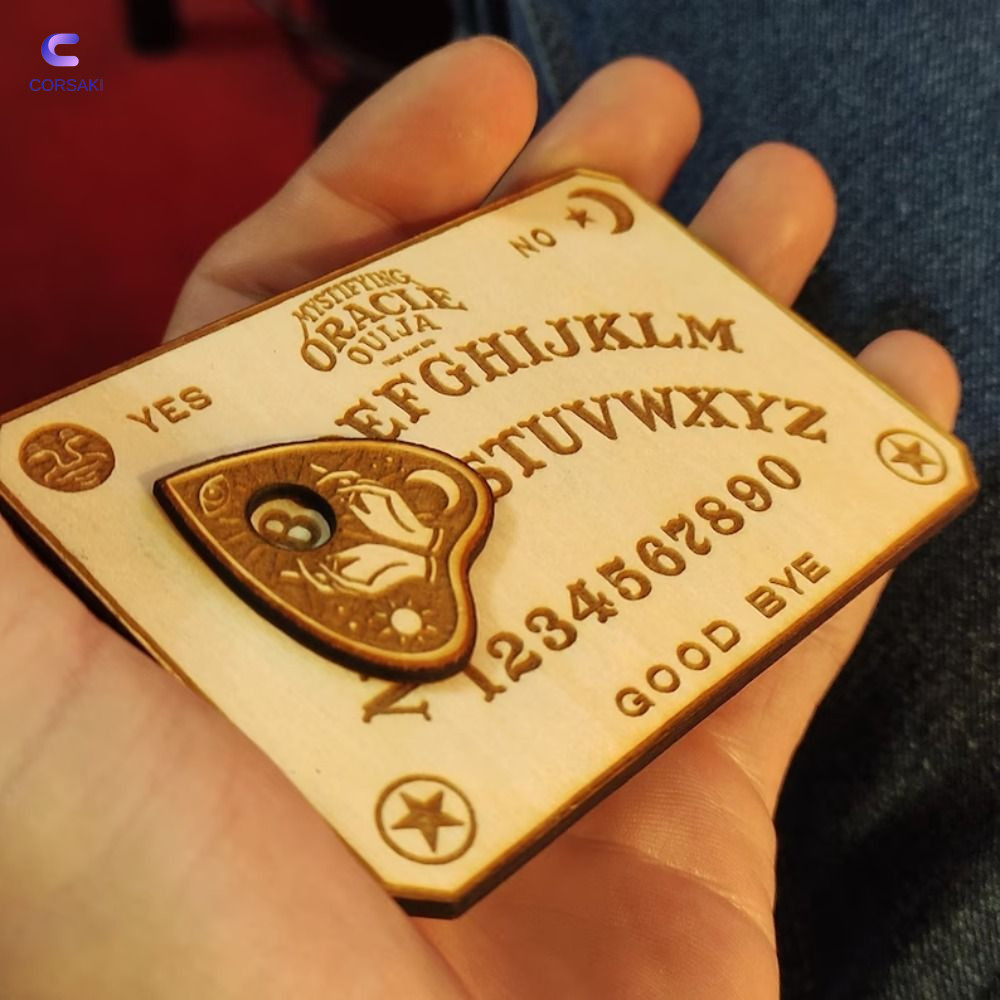 CORSAKI Placeholder Board Fantasy Classic Ouija Trang trí nội thất Bộ bảng con lắc
