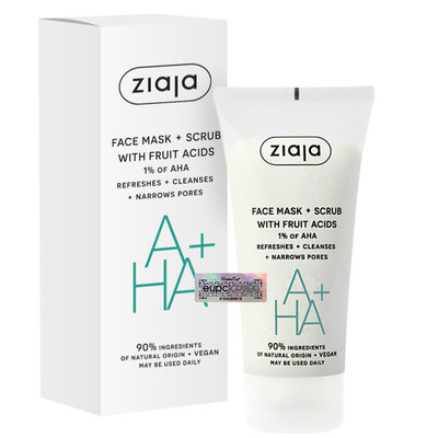 Mặt Nạ Tẩy Tế Bào Chết 2in1 Chứa AHA Ziaja 55ml Hỗ Trợ Hấp Thụ Dầu Thừa EUPC STORE